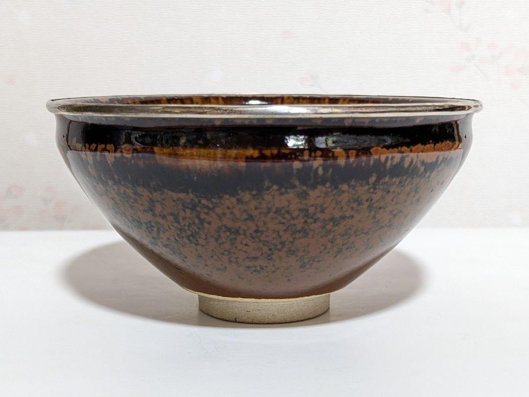中国 🏎 天目 覆輪抹茶盌 茶道具 古玩 古美術 アンティーク 骨董品
