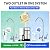 WINGSOL Replacement Filter Cartridge for Integrated RO Water Filter System Compatibel with: WS-QC-2RO 25 (F-T33)(F-MIN)(F-Dual), RO
