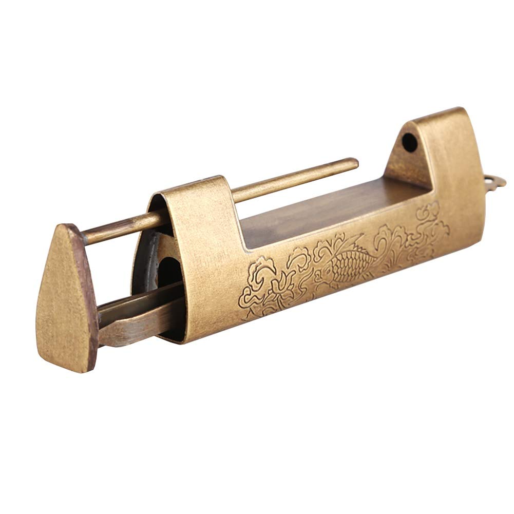 Bcjmkdx Copper Padlock, Key,Width 75Mm85mm95mm120mm145mm,1(120X35mm)