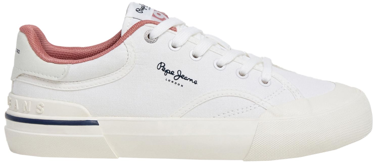 Pepe Jeans Women's Taylor Basic W Sneak, White (White), 40