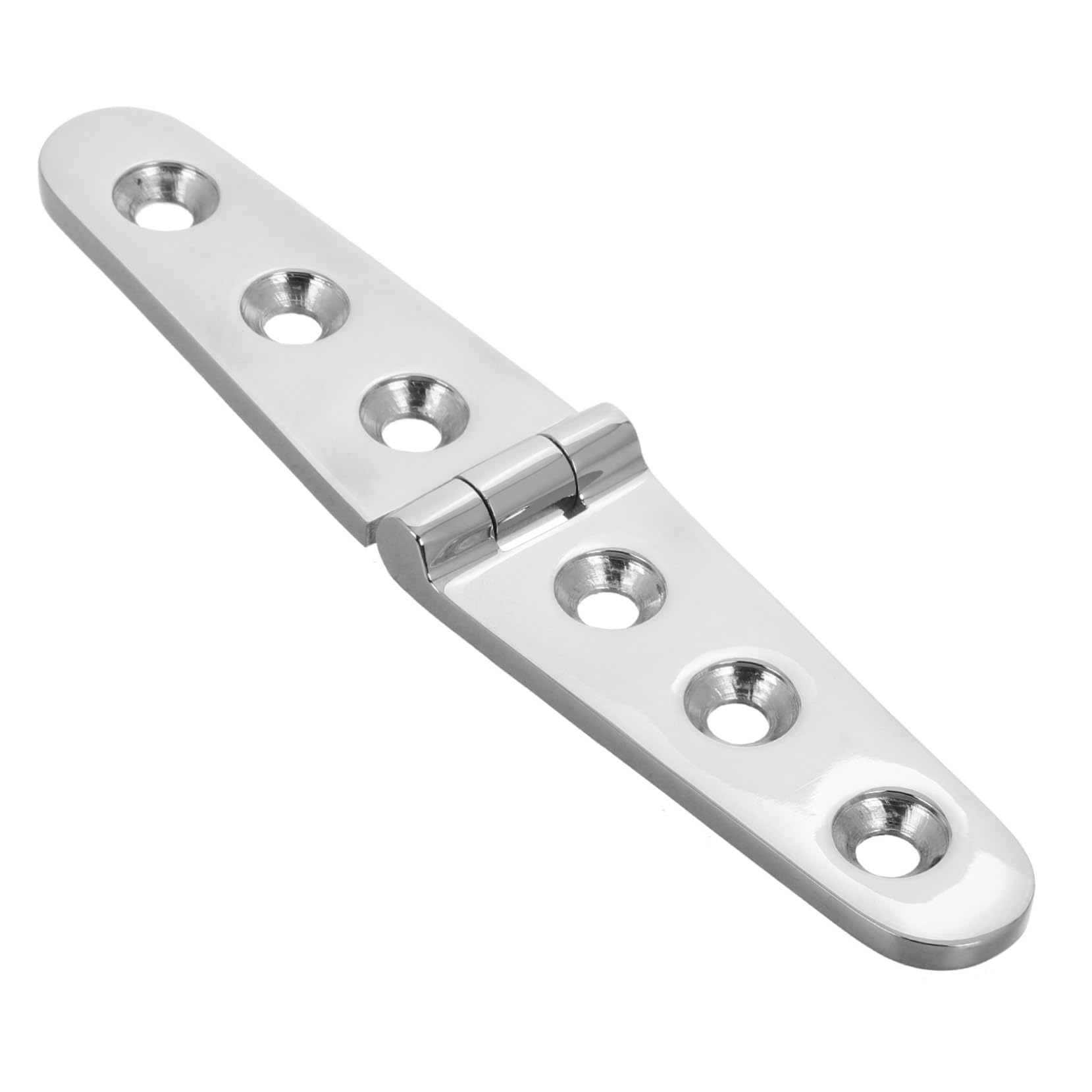 HOLIDYOYO Grade Stainless Steel Hinge Heavy Duty Design for Boats Yachts and Decks Space Saving User Friendly Sturdy Hinges for Compact Areas Stainless Steel