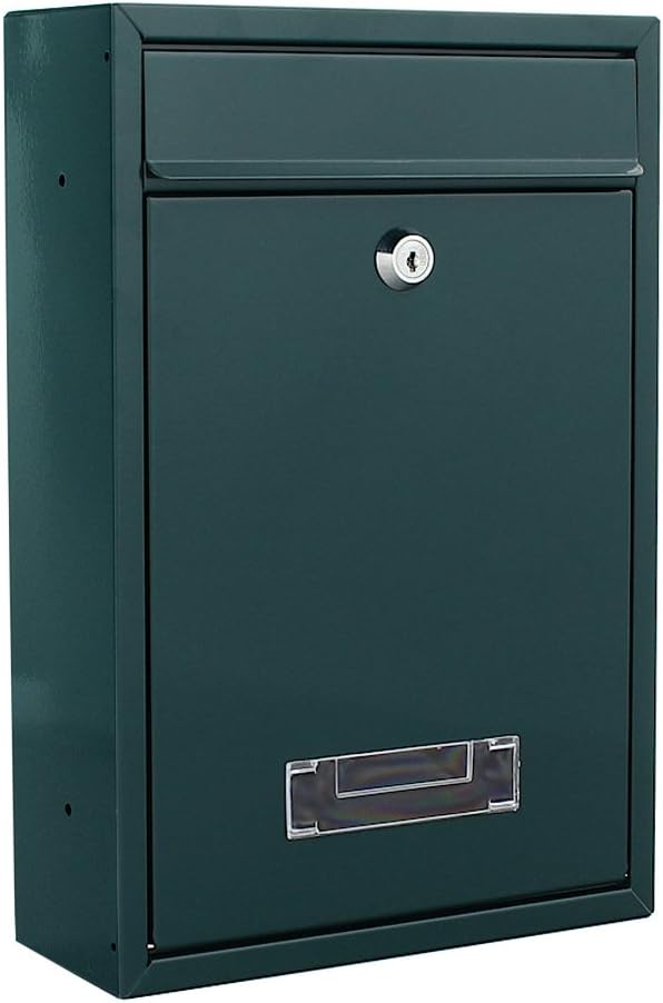 Rottner 2941 Tarvis Front Loading Steel Post Box - Green