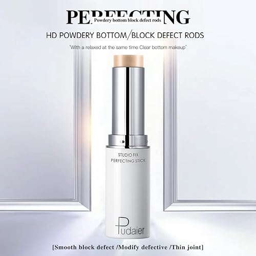 Miniatura 2 de Studio Fix Base de maquillaje mate perfeccionadora, barra de base de cobertura completa para acabado impecable, impermeable y resistente al sudor,