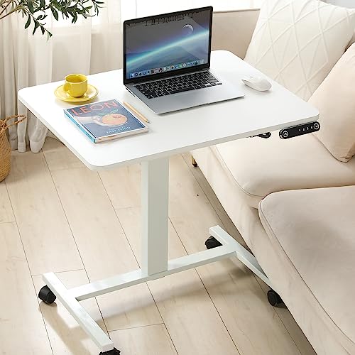 サイドテーブル ガス圧昇降 昇降式デスク高さ 在宅ワーク PCデスク幅80cm Amazon.co.jp: サイドテーブル 昇降式デスク高さ64-93.2㎝ 在宅