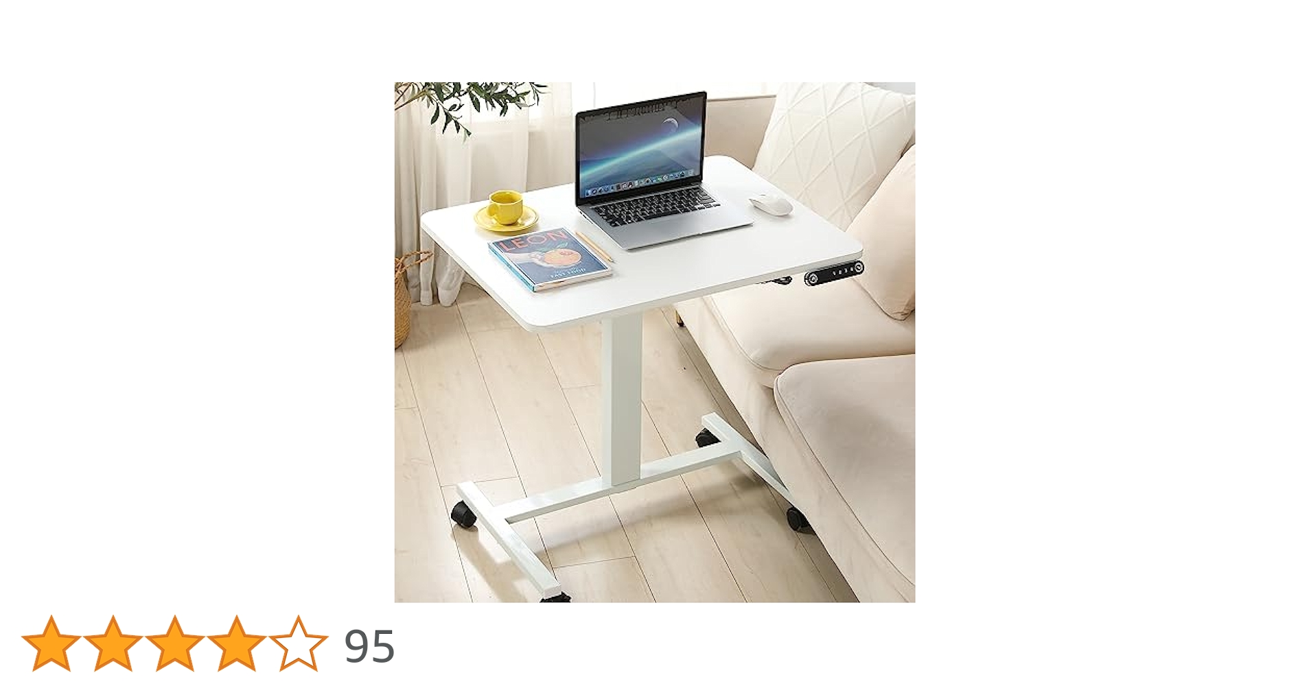 Radlove パソコンデスク 昇降デスク サイドテーブル 電動昇降式