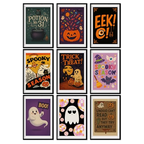 Aozomo Ensemble de posters pour Halloween