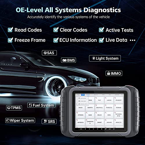 Xtool D8 Automotive Diagnostic Scan Tool 2023 Newest With 3-Year Of Updates, Ecu Coding, Bidirectional Controls, 38+ Resets, Key Programming, Crank Sensor Relearn, Abs Bleeding, Can Fd For Gm #TOP5