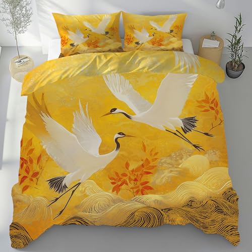 Parure de Lit Style Japonais 140x200 en Microfibre de Qualité - 2
