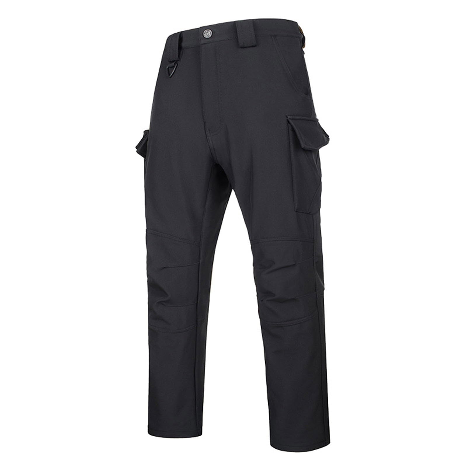 TOFOTL Pantaloni Lavoro Tasche, Pantaloni Uomo Cargo Elastici in Vita, con Tasche per Ginocchiere, Tasche Multiple, Tessuto Confortevole, Usura Esterna Resistente E Durevole