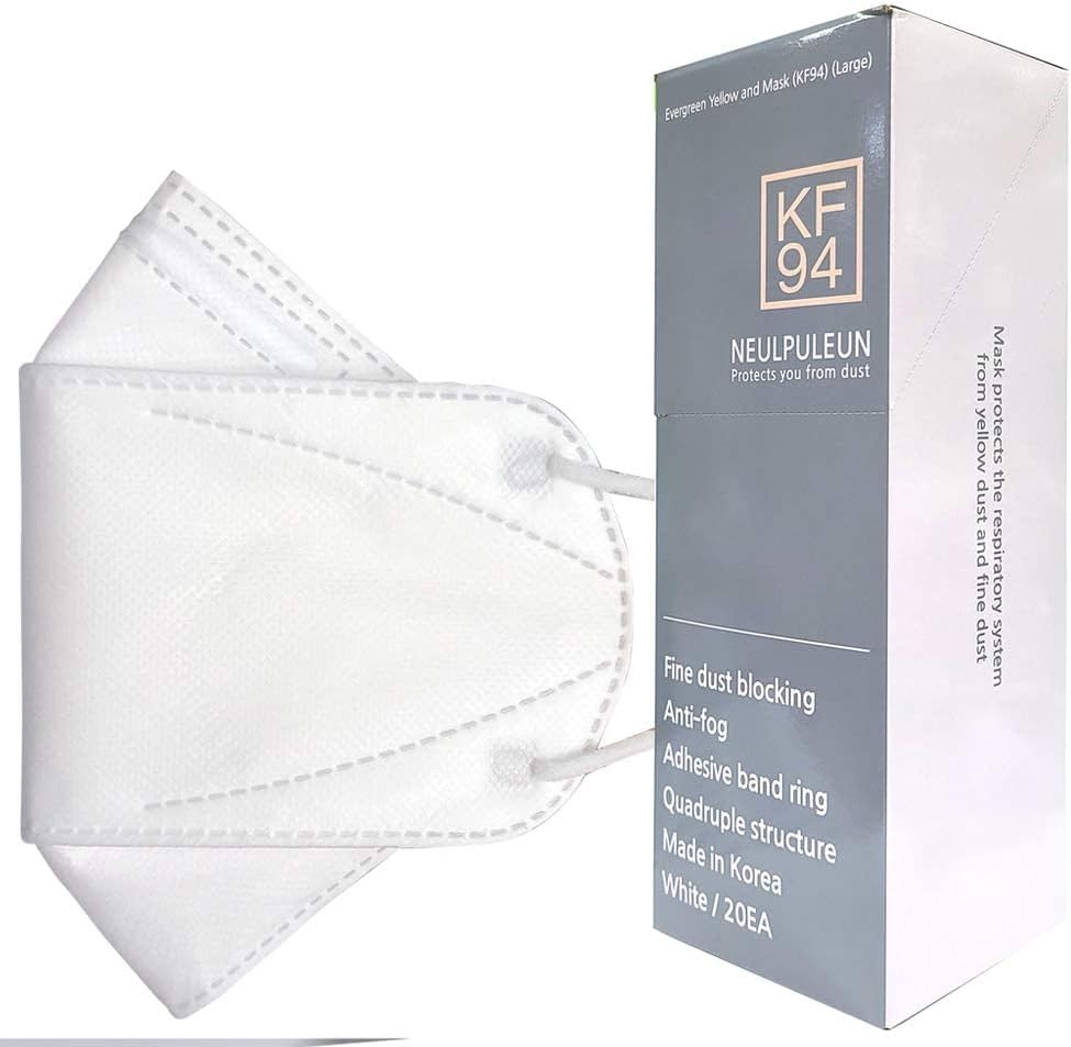 Neulpuleun Disposable KF94 Face Mask with 4-Layer Filters Made in Korea