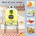 2 Gallon Glass Drink Dispensers For Parties,Beverage Dispensers With Stand And 100% Leakproof Stainless Steel Spigot.Glass Water Jug Dispenser,Lemonade Dispenser,Mason Jar.