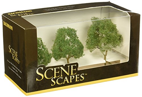 Arbres Elm Bachmann Trains miniatures végétation décor de train miniature boîte