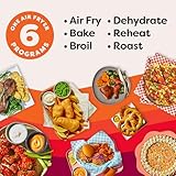 Instant Pot 4QT VORTEX 6-in-1 Mini Air Fryer, Air fry, Bake, Roast, Broil, Dehydrate or Reheat, Black, 4 Quarts