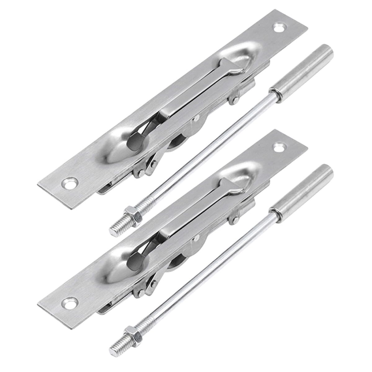 Healeved Chiavistelli a Scorrimento in Acciaio Inox 6 Pollici, Serrature a Scatto per Porte Interne e Cancelli, Set da 2 Pezzi, Sicurezza Domestica e Commerciale, Installazione Stabile