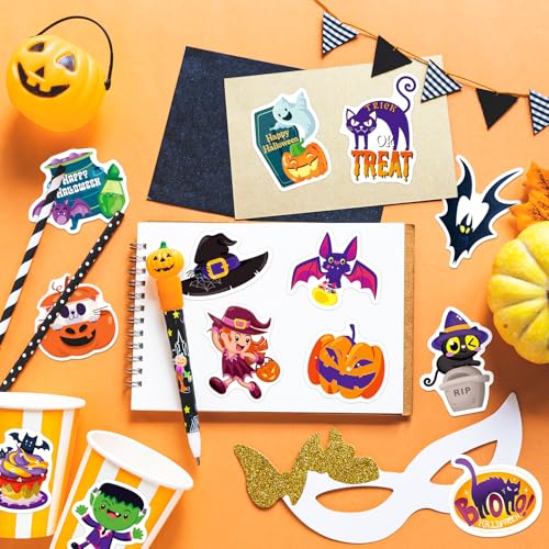 300PCS Halloween Stickers for Kids, Vinyl Holiday Decals - image 6