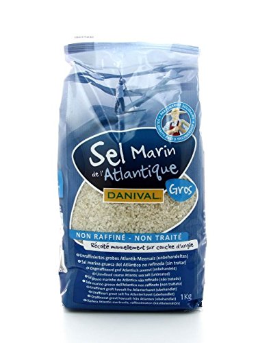 DANIVAL - Sal Marino del Atlántico - Grande - Sin Refinar - Sin Tratar - 1 kg