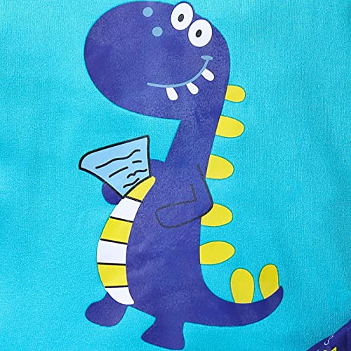 Toddler Boys Short Sleeve Dinosaur Prints Tops Shorts Hat Swimwear Beach Swimsuit Three Piece Matching Swimsuit3