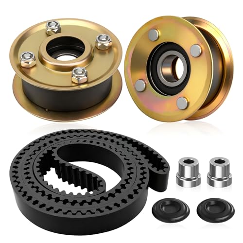 131-4509 125-2532 Mower Idler Pulley & 120-3335 Belt Kit for Toro 30' Deck TimeMaster Tractors 126-0316, 131-4506, 131-4529, 121-5763, Fits Model 20199, 20200, 20975, 20977, 20978, 21199, 21200.etc.