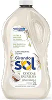 Girando Sol Lava Roupas Líquido Coco E Baunilha 3L