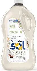 Girando Sol Lava Roupas Líquido Coco E Baunilha 3L