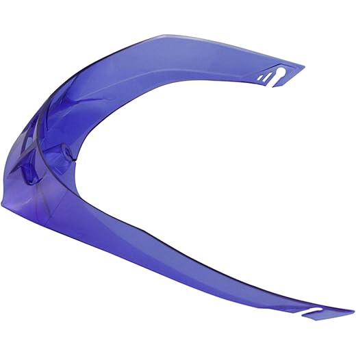 Motorcycle Helmet Rear Spoiler Trim Blue