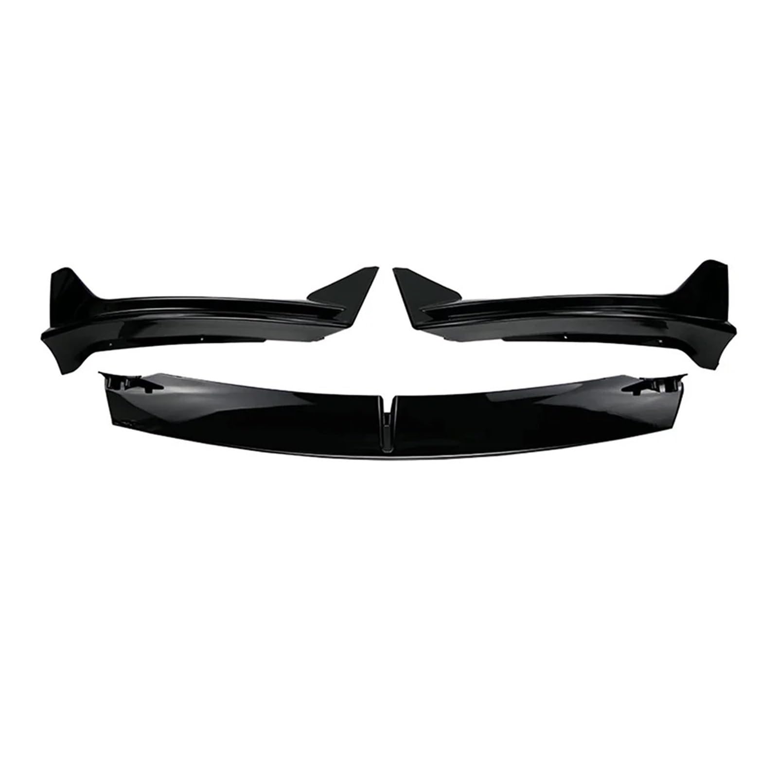 Spoiler avant pour Tesla Model 3 Highland et berline 2017-2024 en noir brillant