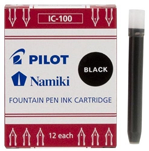 PILOT Tintenpatronen Namiki, f¸r F¸llhalter Capless, schwarz VE = 1