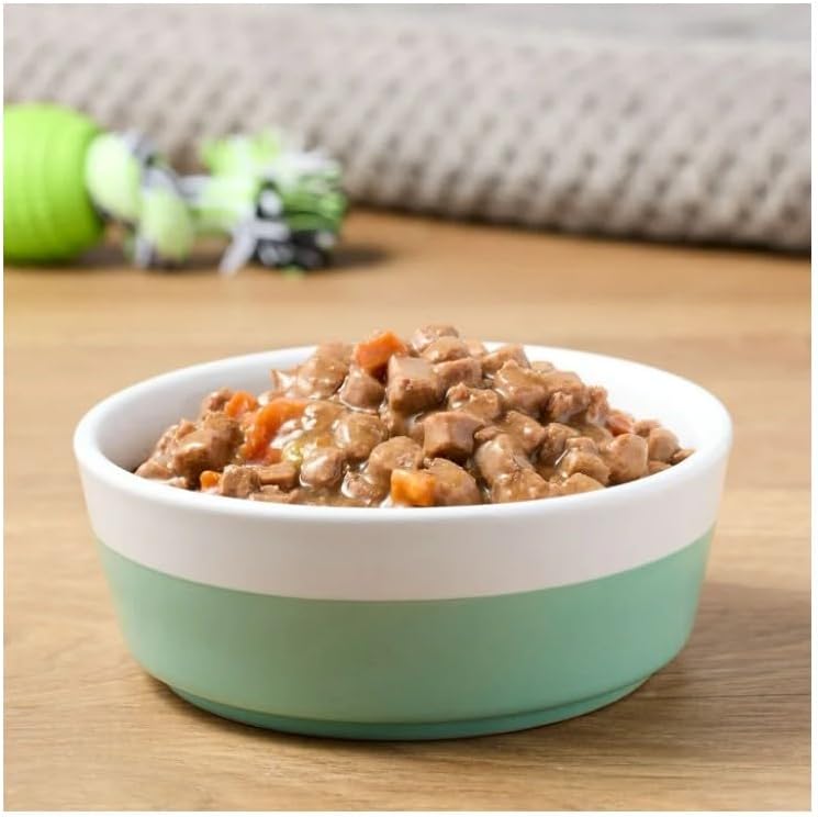 Ol's~Roys Wet Dog Food Variety Pack ~ 24 Cans ~ 5.5 Oz Each ~ Bacon Cheeseburger Flavor & Country Stew Cuts in Gravy, Complete and Balanced, Soft Texture, Small to Large Breeds, No Artificial Flavors.