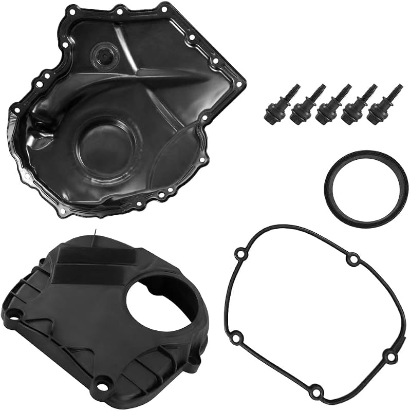 Kit de tampas superior e inferior da corrente de distribuição COOL STAR 06H103269C para motores Volkswagen e Audi – Com juntas e retentor