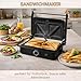 Syntrox SM-1000W Toledo Sandwichmaker mit Wechselplatten – knusprige Toast-Sandwiches schnell & gleichmäßig – Antihaft-Sandwichgerät elektrisch – kompakt & leistungsstark