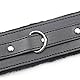Hanyi SM Halsband mit Leine Damen Männer Einstellbar Plüsch Halsbänder mit Kette Fetisch SM Sexspielzeug (Schwarz)