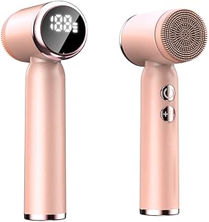 TECKZOON Cepillo facial eléctrico 6 en 1, 3 modos, 6 cepillos, limpiador de poros faciales eléctrico de limpieza profunda, resistente al agua, recargable, cepillo de limpieza facial para todos los