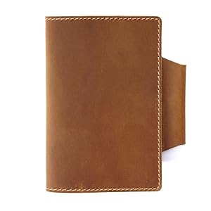 EDDGE Handgefertigtes Leder Notizbuch