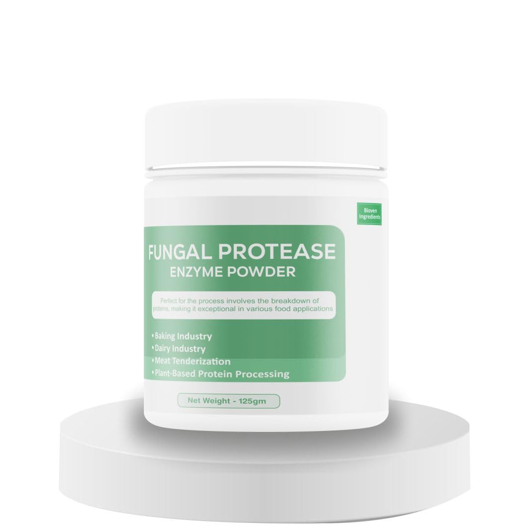 [BRSRAHDYDIIB4DL7] Ingredients Fungal Protease Enzyme Powder, Non-GMO, Dietary Supplements/Food and Beverages, Broad pH Range of Activity, Excellent Thermostability, Hydrolyse Proteins, No Filters/Binder