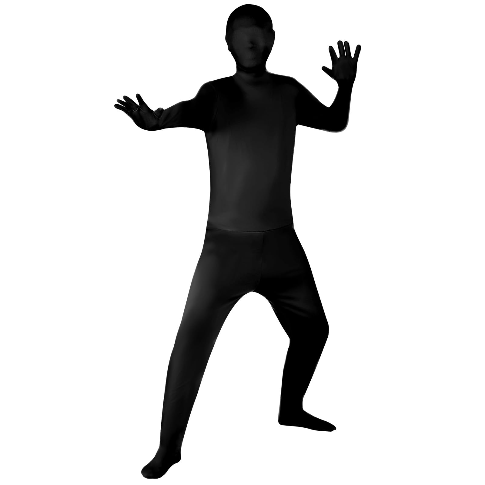 BSBUY Ganzkörperanzug Unisex Bodysuit Herren Greenscreen Erwachsene Jumpsuit Ganzkörper Bodysuit Overall Kostüm Damen Einteiler Body für Filmaufnahmen Zaubertricks Halloween Karneval Cosplay Karneval