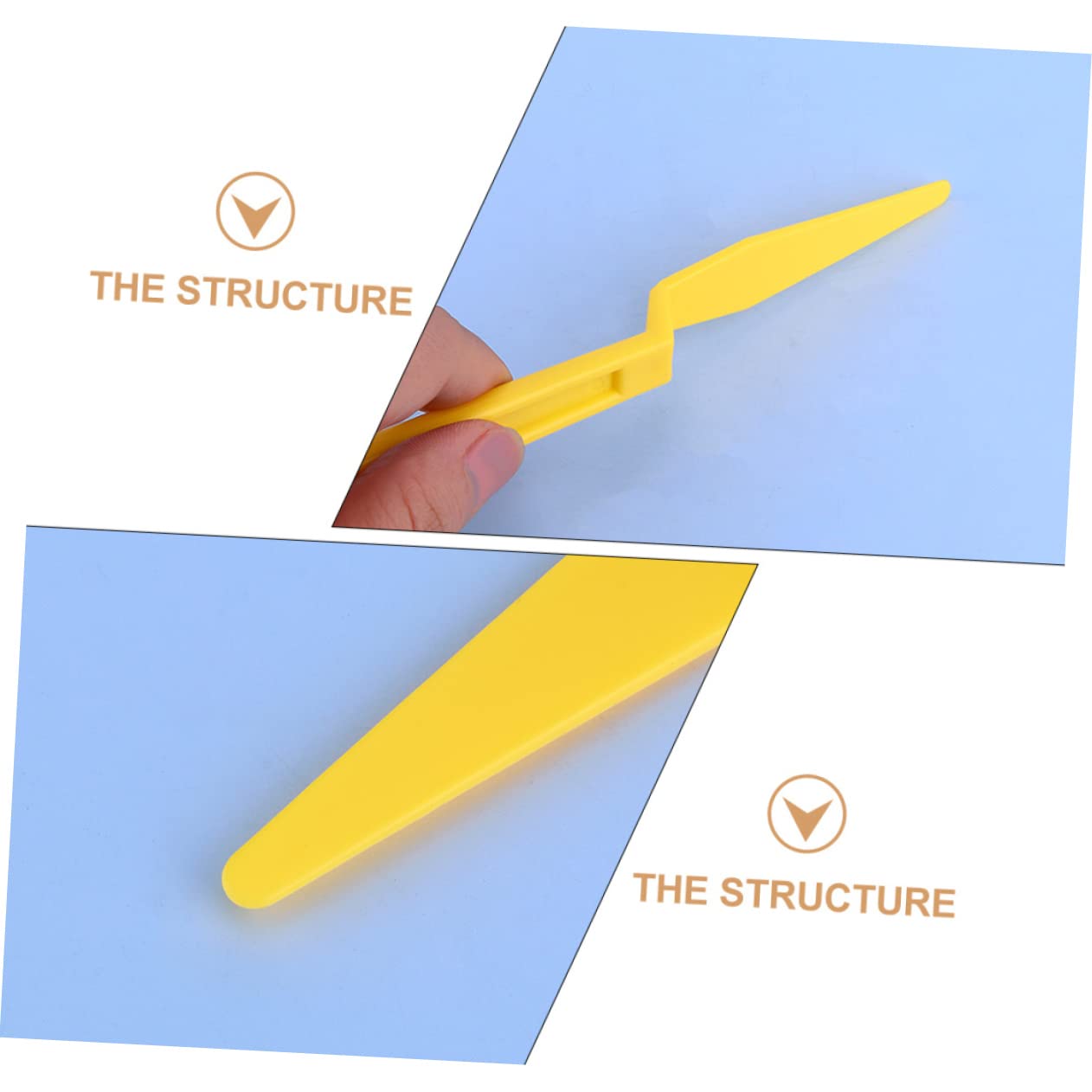 Gogogmee 3Pcs Auto Trimming Squeegee Durable Car Decal Scrapers for Vinyl Film Tinting Lightweight and High Hardness for Window Tint Installation and Car Wraps