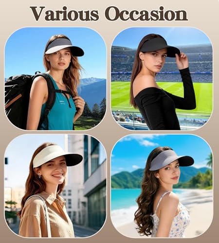 Sombrero ligero plegable para sol con ala ancha miniatura 6