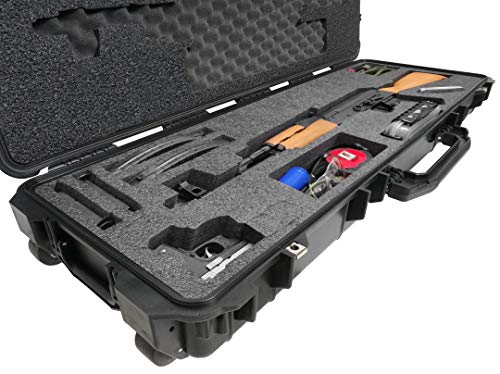 Case Club Ak-47 Pre-Cut Waterproof Rifle Case With Accessory Box And Silica Gel To Help Prevent Gun Rust (Gen 2) #TOP2