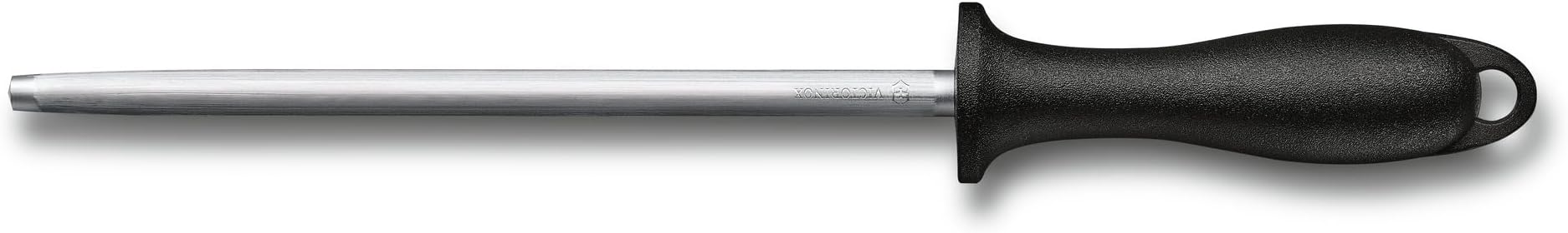 Victorinox Swiss Classic Knife Honing Steel with Black Plastic Handle