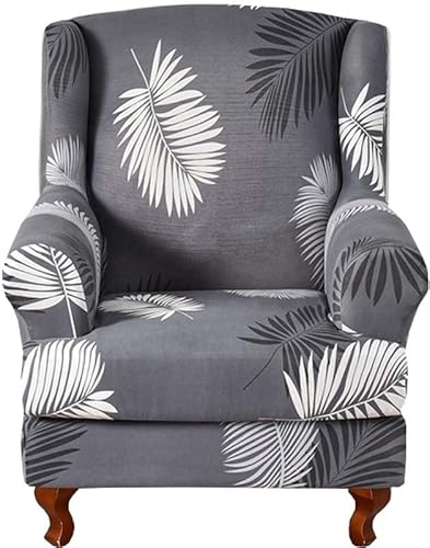 AQIGR Funda de Sillón de Orejas Elástica para Strandmon, Funda de Sofá Relax 2 Piezas con Funda de Cojín, Fundas Protector de Butaca para Dormitorio, Recepción, Club (Color : #2) Cover