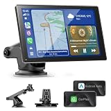 Moobsnry Wireless Android Auto Display & Carplay Display,9-Zoll Touchscreen HD