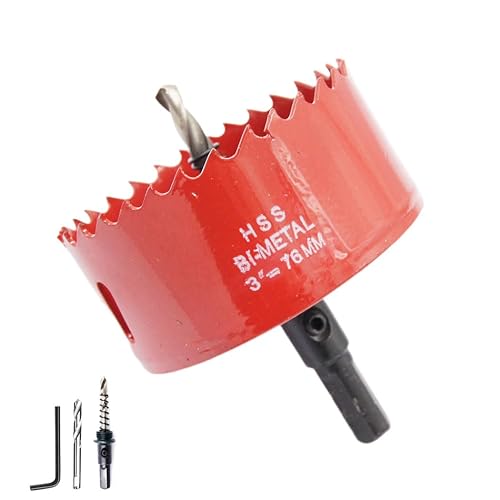 Miniatura 25 de Kit de sierra de agujero, LAIWEI Sierra de agujero, herramienta de taladro eléctrico para perforar madera, PVC, perfiles de aluminio, paneles