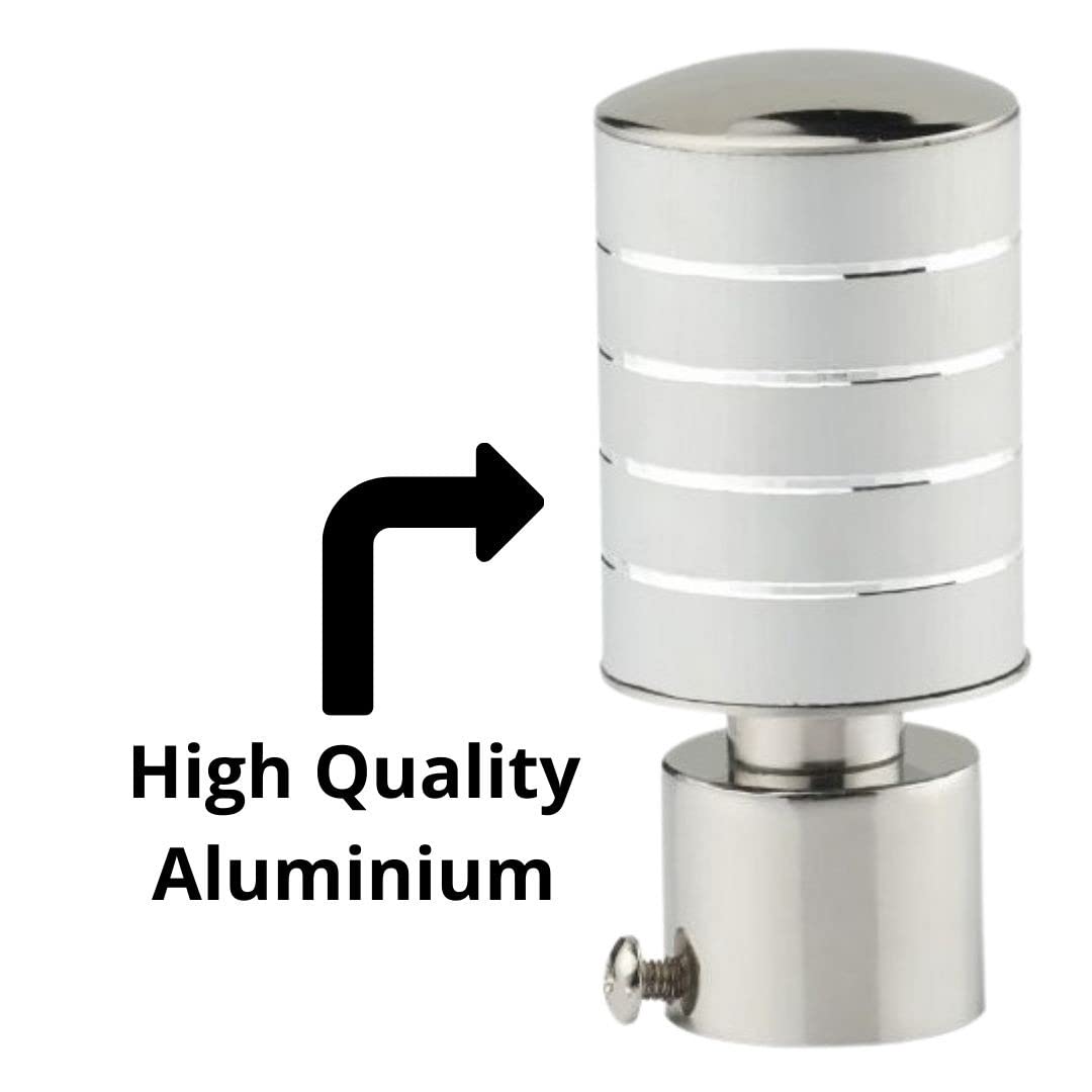 Stainless Steel Curtain Finials - Modern Design -3
