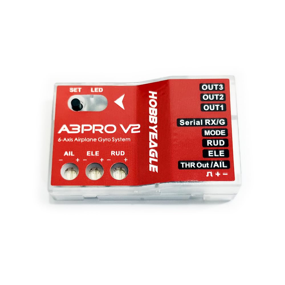 HOBBYEAGLE A3 Pro V2 6-Achsen RC Flugzeug Flug Stabilisator Controller Gyroskop Balancing Apparat Flugzeug Gyro Stabilisator für Fixed Wing RC Flugzeug