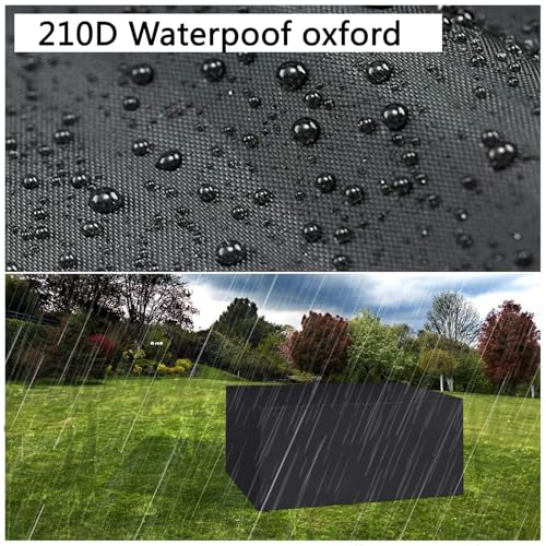 Funda impermeable para banco protector exterior de 130 x 60 x 71 cm 4