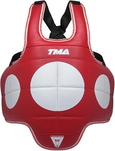 TMA Martial Arts Body Protector Tae Kwon Do MMA Kickboxing (Reversible) (S/M)