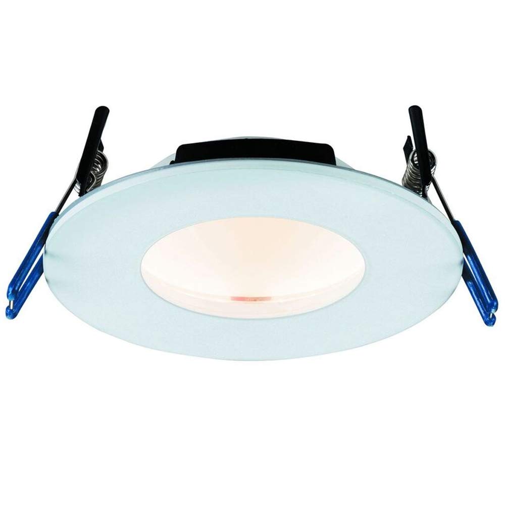 IP65 – inteligentne oświetlenie sufitowe LED z Wi-Fi, 9 W, ciepła do zimnej bieli, sterowanie głosowe Alexa – ściemniany timer, zmieniający się kolor lampy rozproszonej – łazienka kuchnia downlight