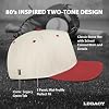 Legacy NCAA Officially Licensed Baseball Hat, Arkansas Razorbacks, Lightweight Cap for Men & Women, Heritage Twill Adjustable (HTA), Stone/Cardinal, One Size Fits Most, Adjustable Closure #3