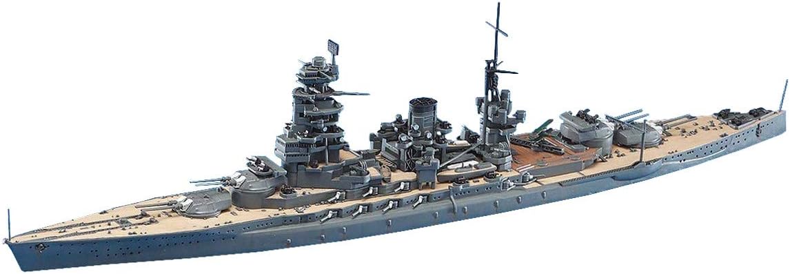 Aoshima 1/700 Water Line Series Japanese Navy Battleship Nagato 1944 Retake Plastic Model