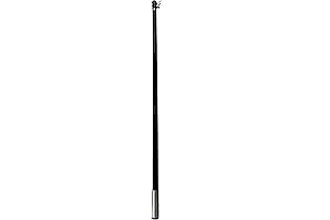 The Traveler: 11ft Fiberglass Telescoping Flagpole with Base and Clips